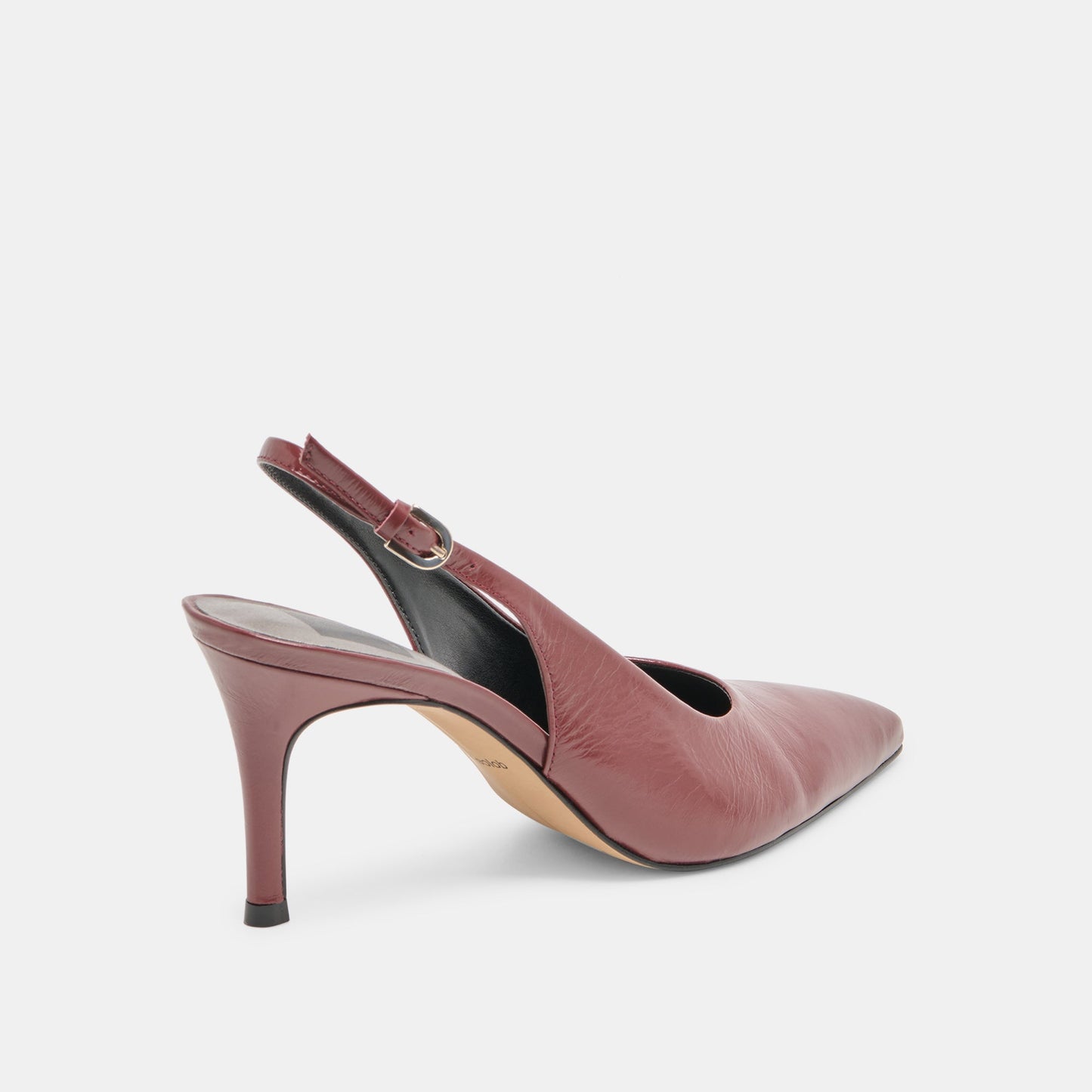 Elasi Oxblood Crinkle Heels Dolce Vita