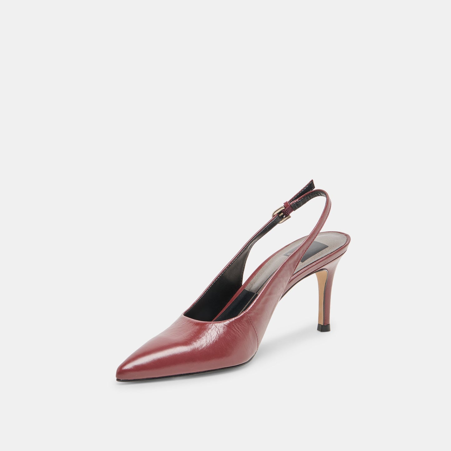 Elasi Oxblood Crinkle Heels Dolce Vita
