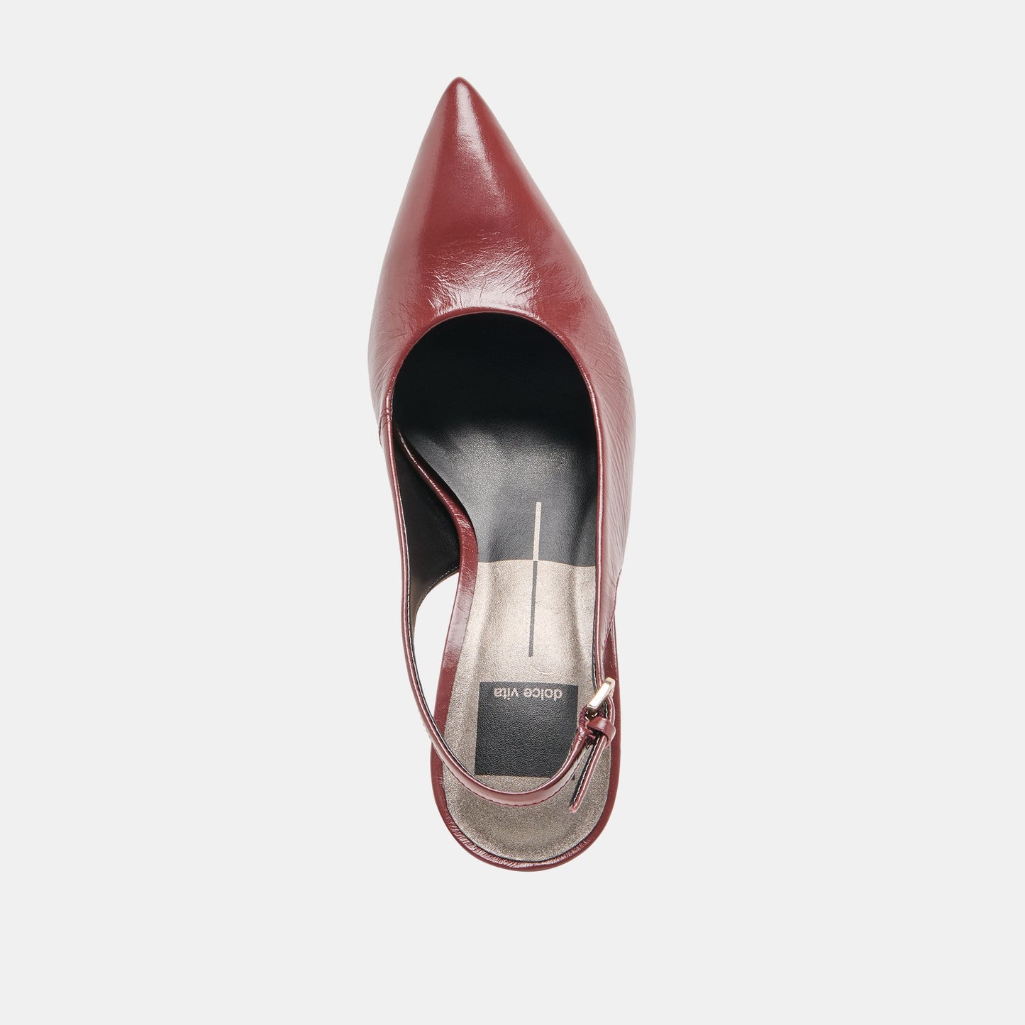 Elasi Oxblood Crinkle Heels Dolce Vita