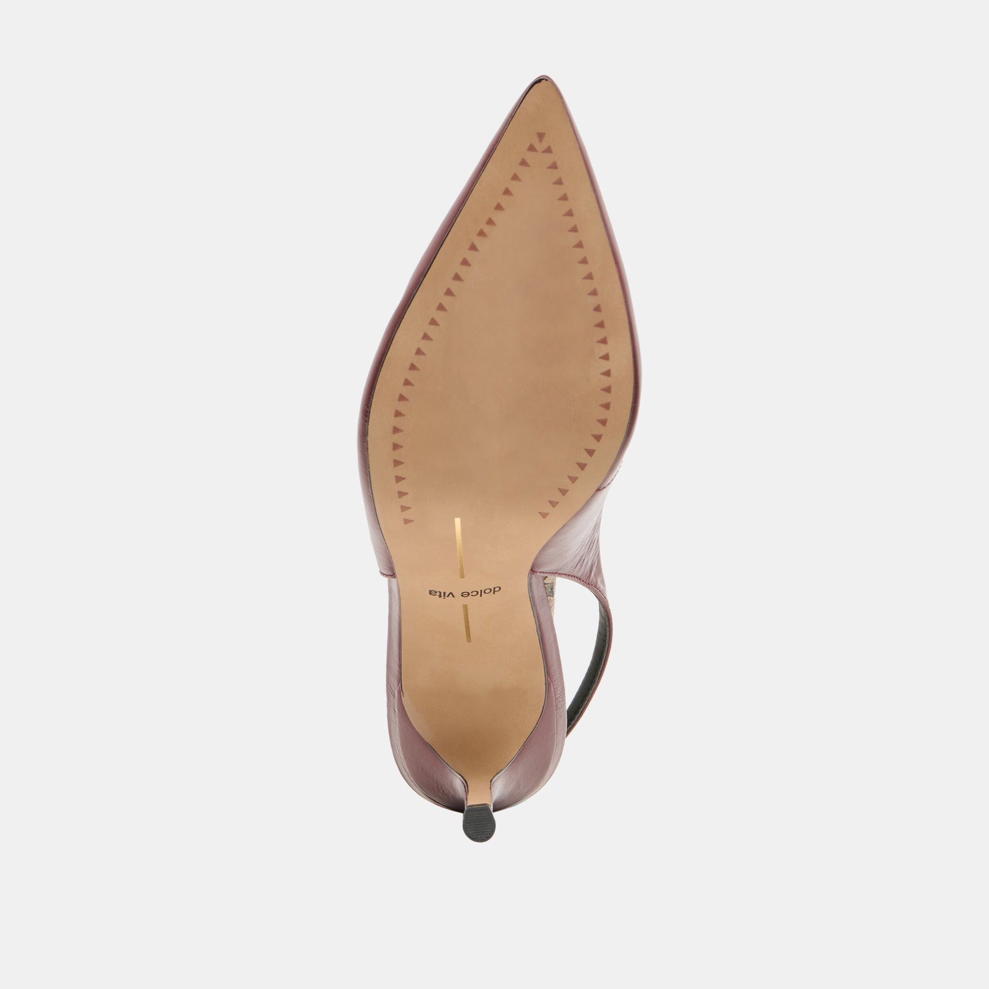 Elasi Oxblood Crinkle Heels Dolce Vita