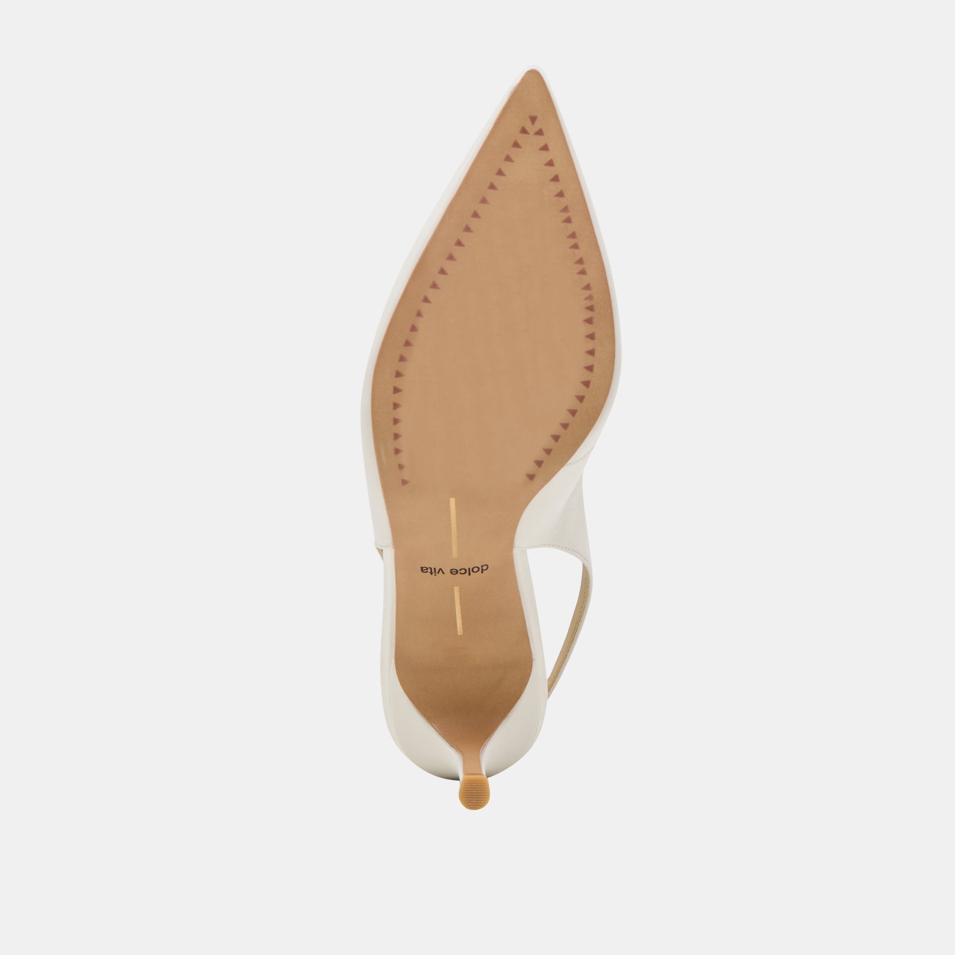 ELASI HEELS WHITE LEATHER Dolce Vita