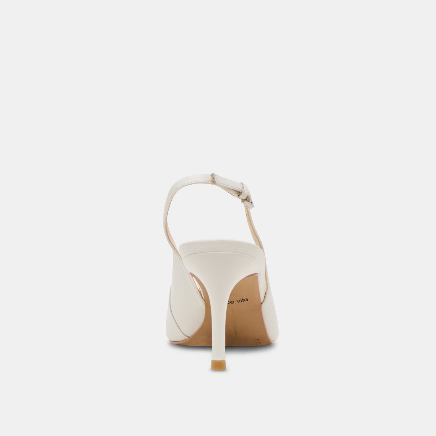 ELASI HEELS WHITE LEATHER Dolce Vita