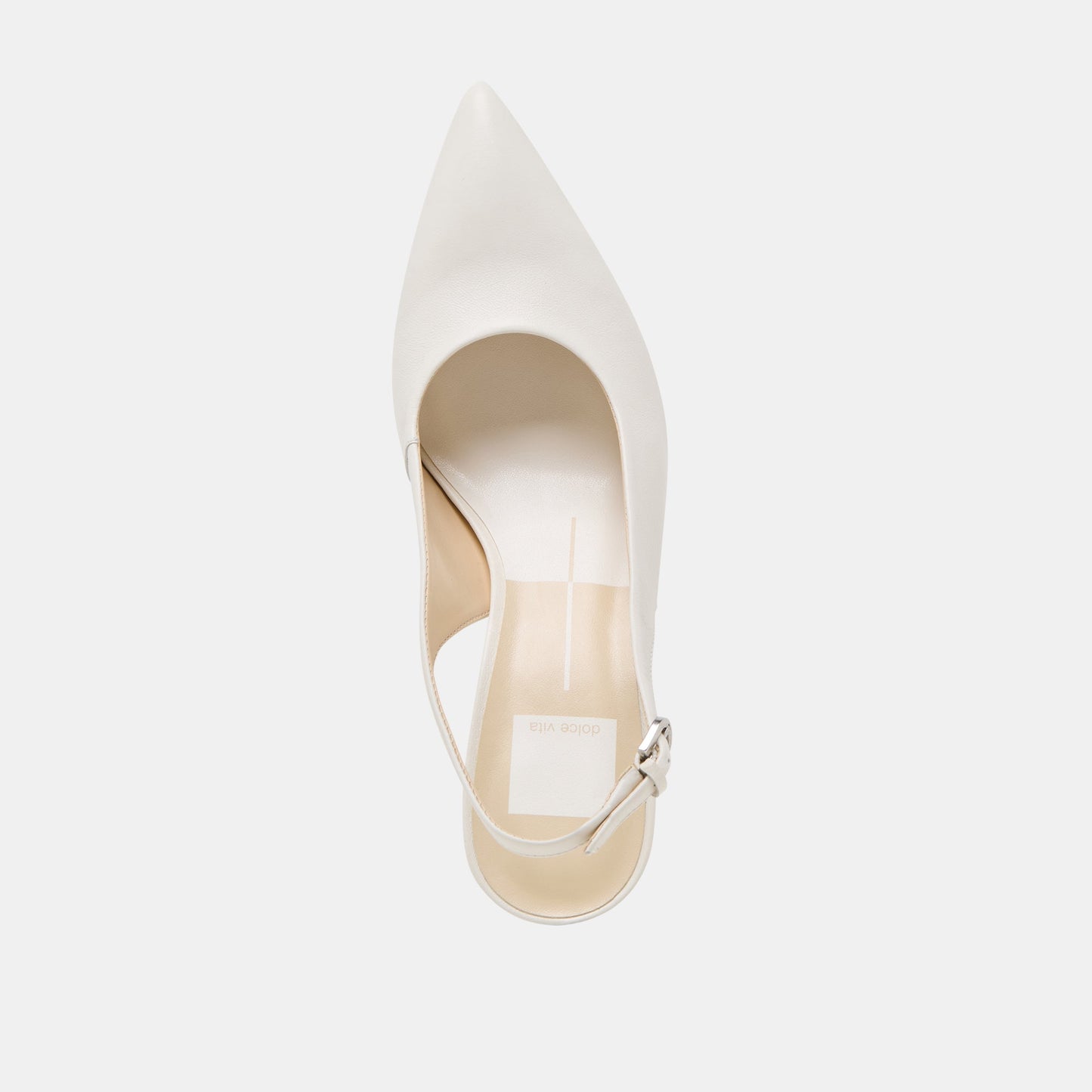 ELASI HEELS WHITE LEATHER Dolce Vita