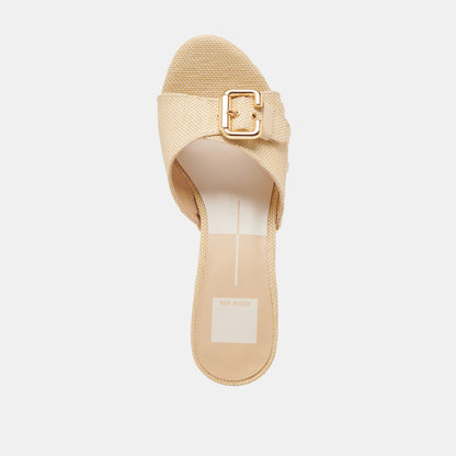 YALAH HEELS LT NATURAL RAFFIA Dolce Vita