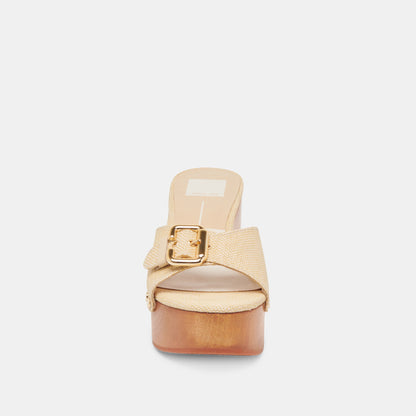 YALAH HEELS LT NATURAL RAFFIA Dolce Vita