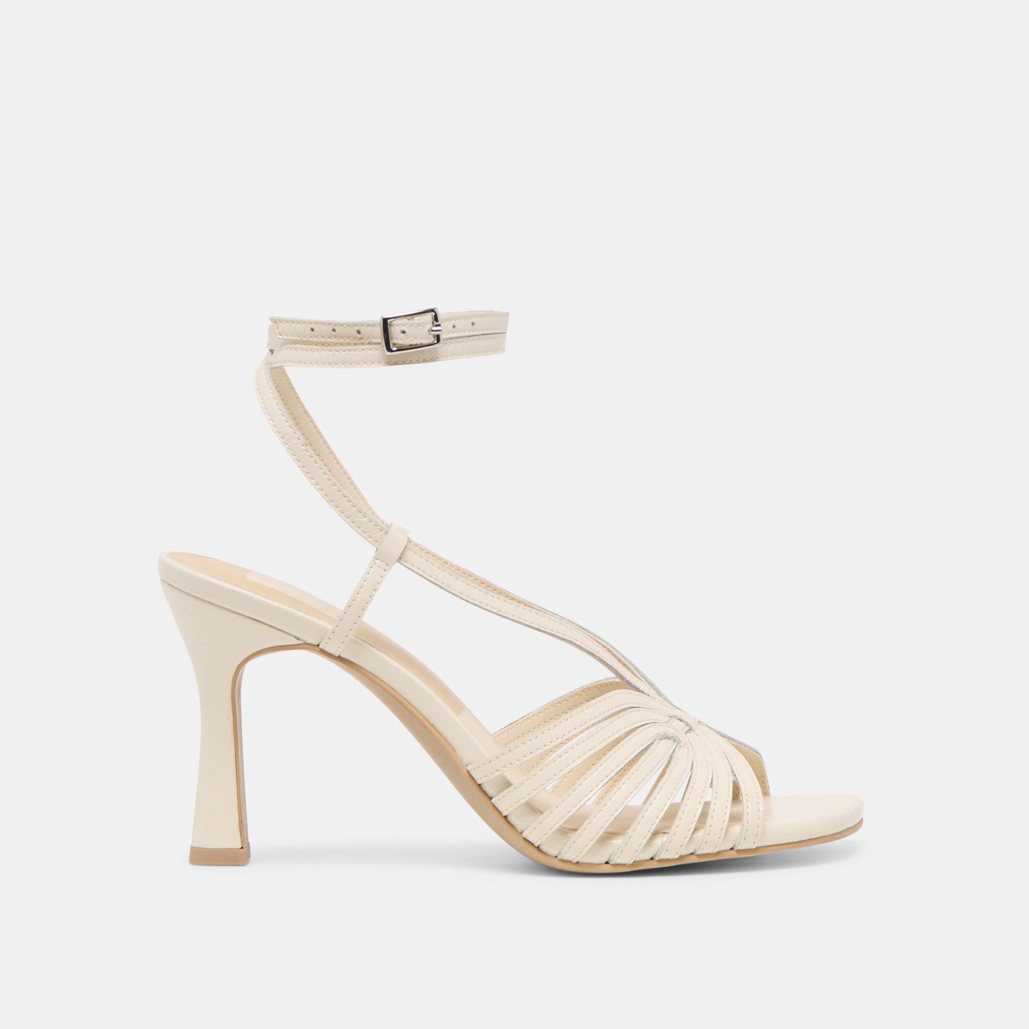 Nivana Off White Crinkle Patent Heels Dolce Vita