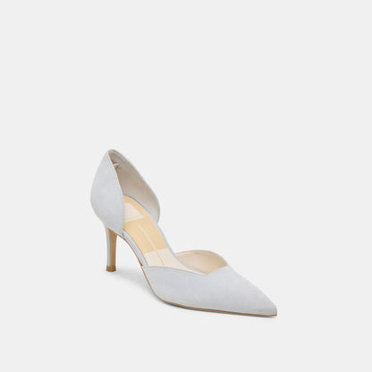ELOY HEELS LIGHT BLUE SUEDE Dolce Vita