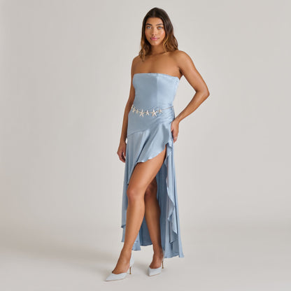 ELOY HEELS LIGHT BLUE SUEDE Dolce Vita