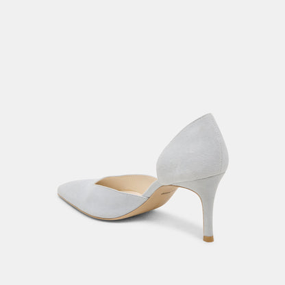 ELOY HEELS LIGHT BLUE SUEDE Dolce Vita
