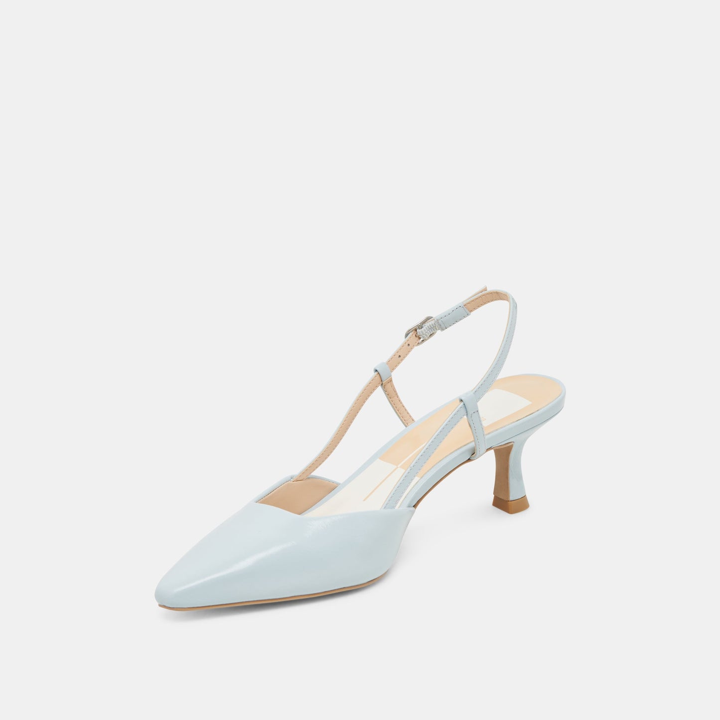 Odela Ice Blue Leather Heels Dolce Vita