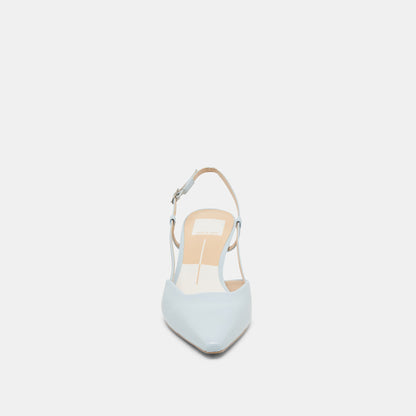Odela Ice Blue Leather Heels Dolce Vita