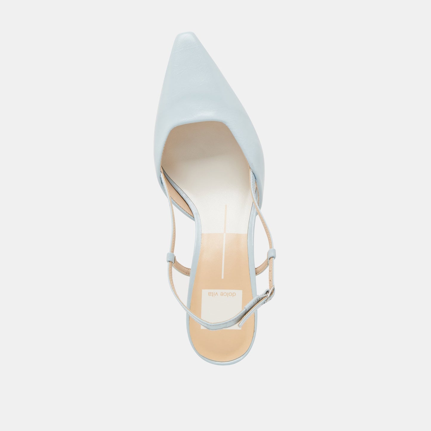 Odela Ice Blue Leather Heels Dolce Vita