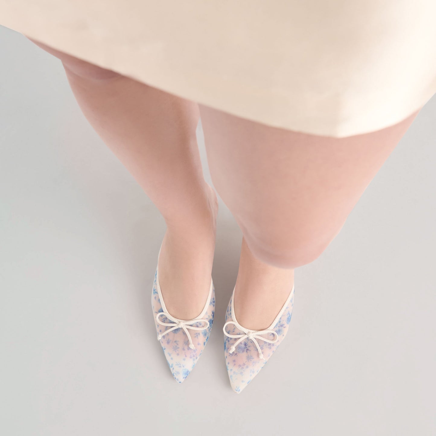 Cleo Blue Floral Mesh Heels Dolce Vita
