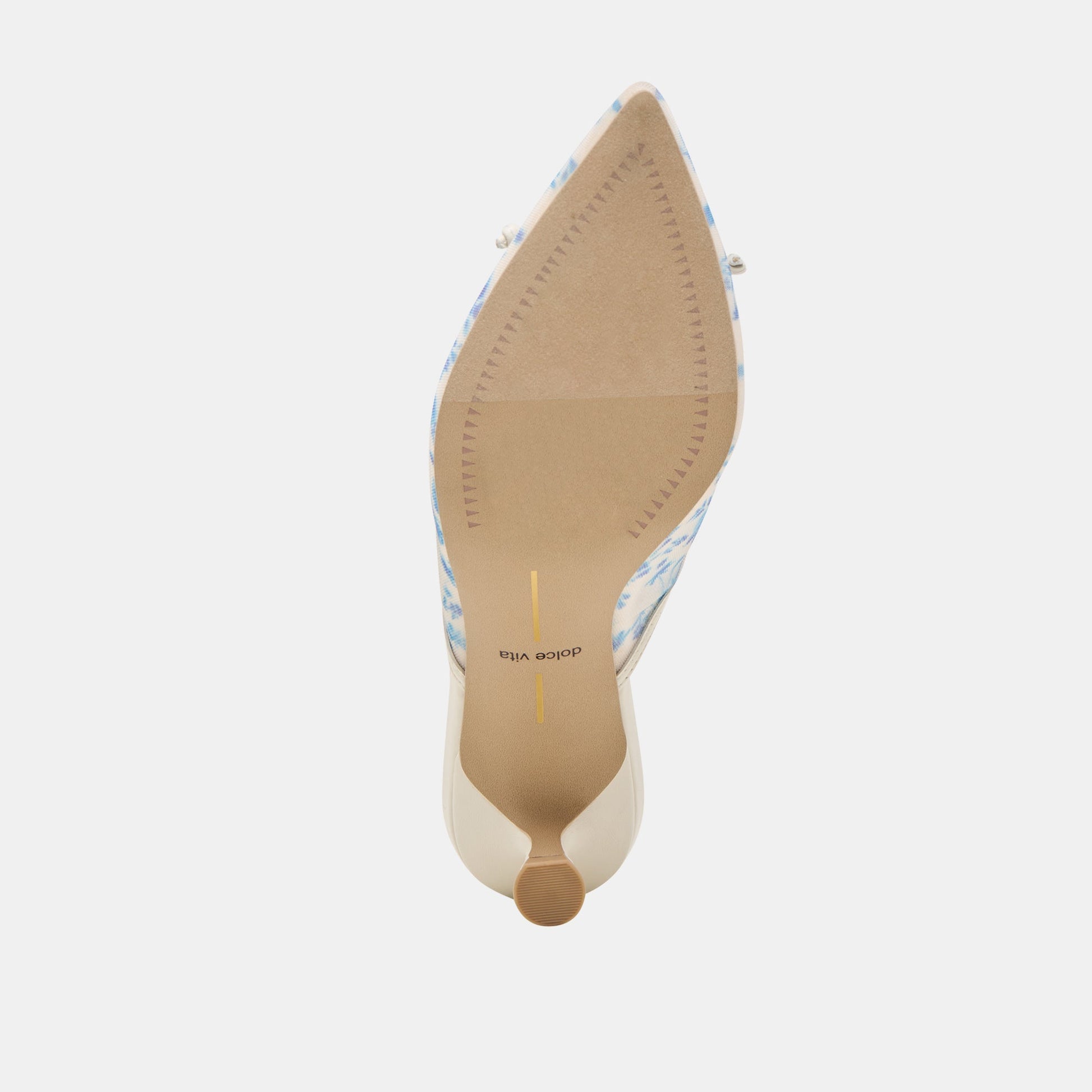 Cleo Blue Floral Mesh Heels Dolce Vita