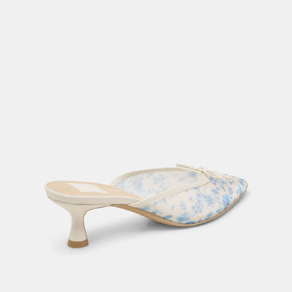 Cleo Blue Floral Mesh Heels Dolce Vita