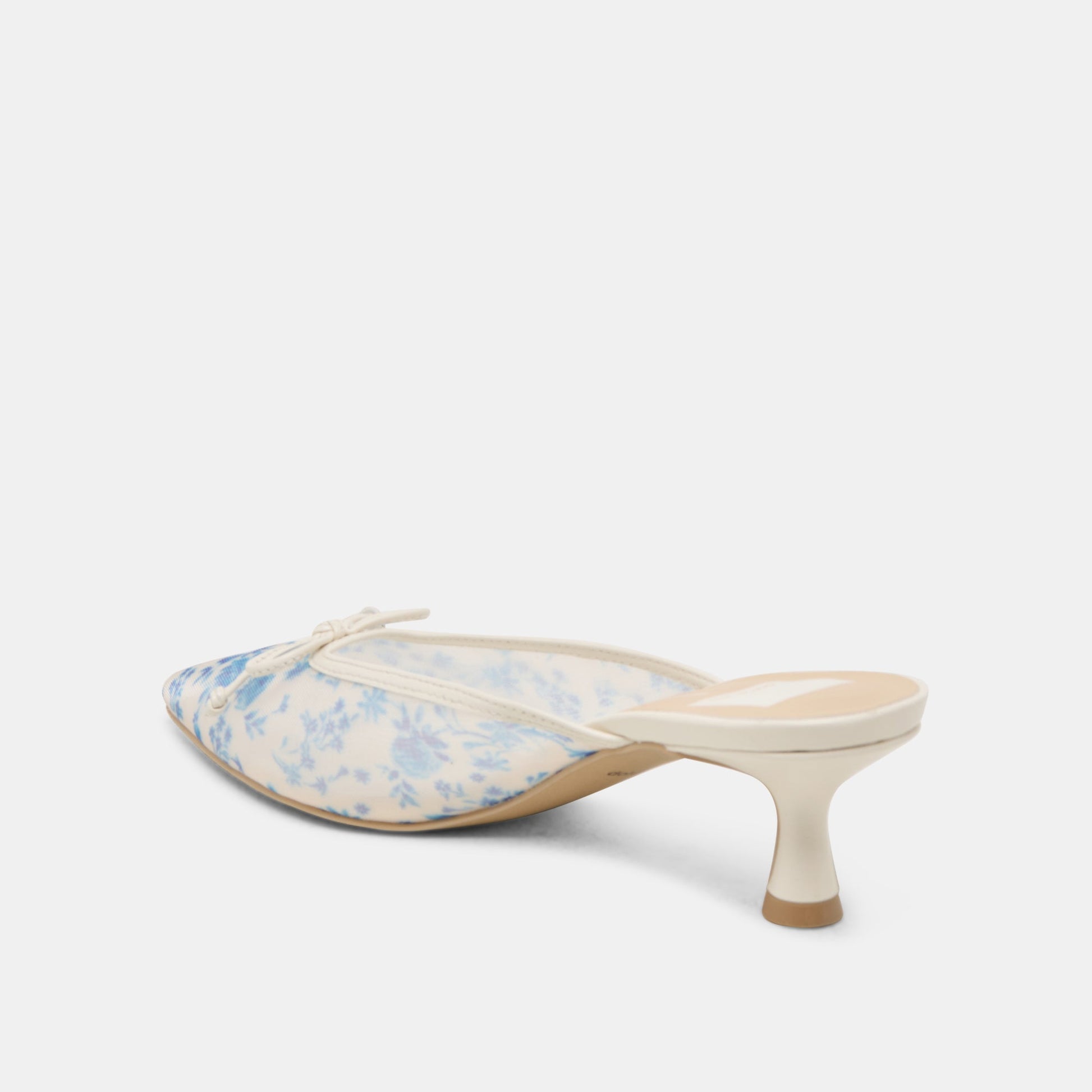 Cleo Blue Floral Mesh Heels Dolce Vita