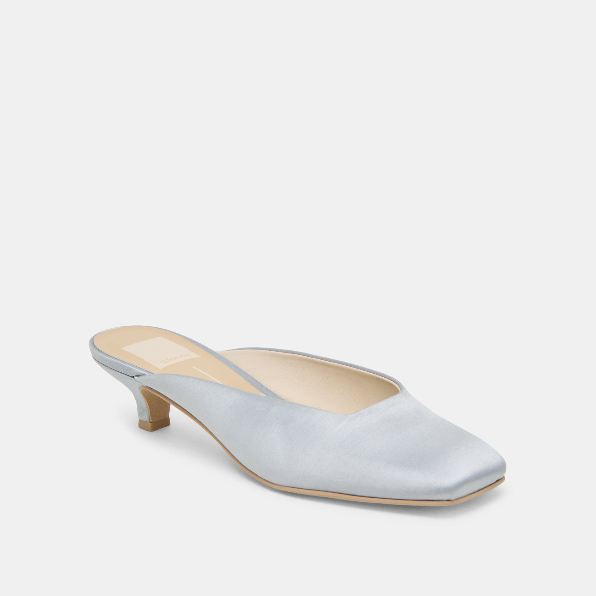 UMARA HEELS LIGHT BLUE SATIN Dolce Vita