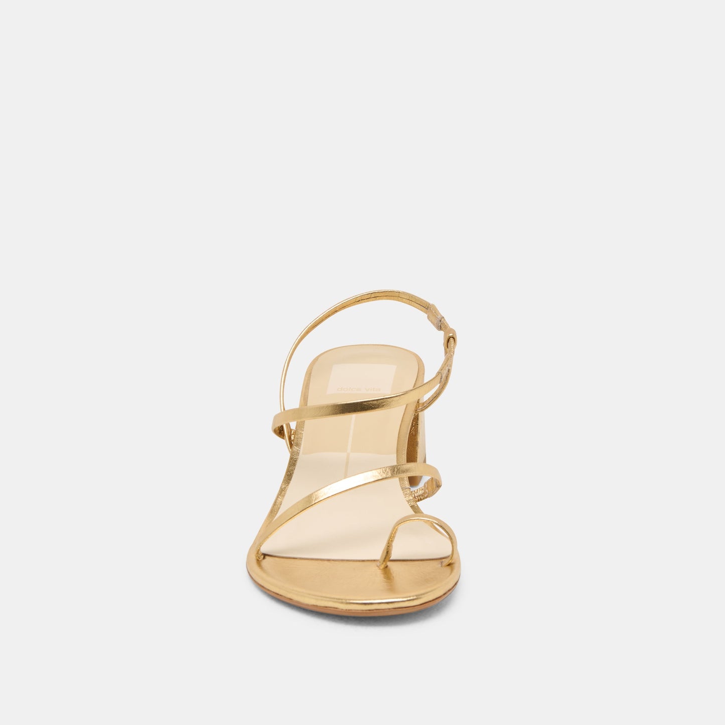 Trini Gold Leather Heels Dolce Vita
