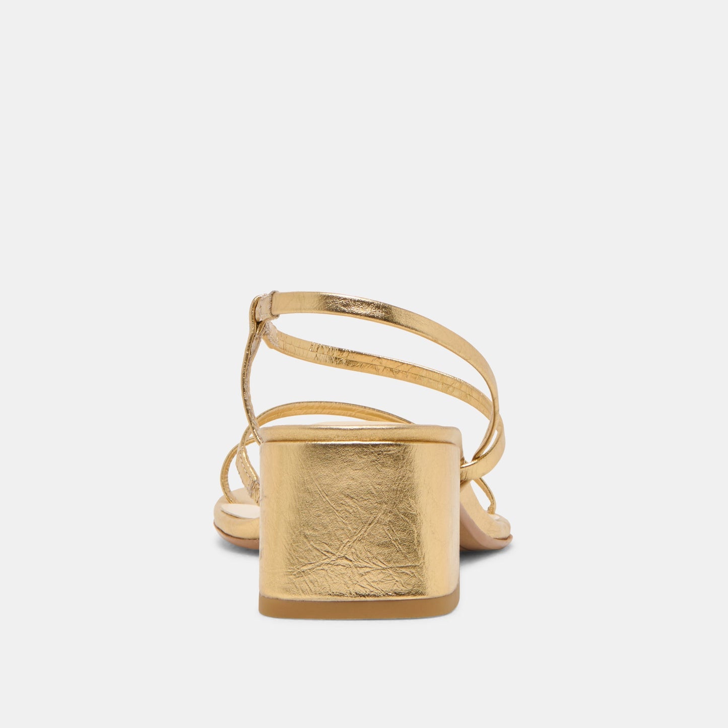 Trini Gold Leather Heels Dolce Vita