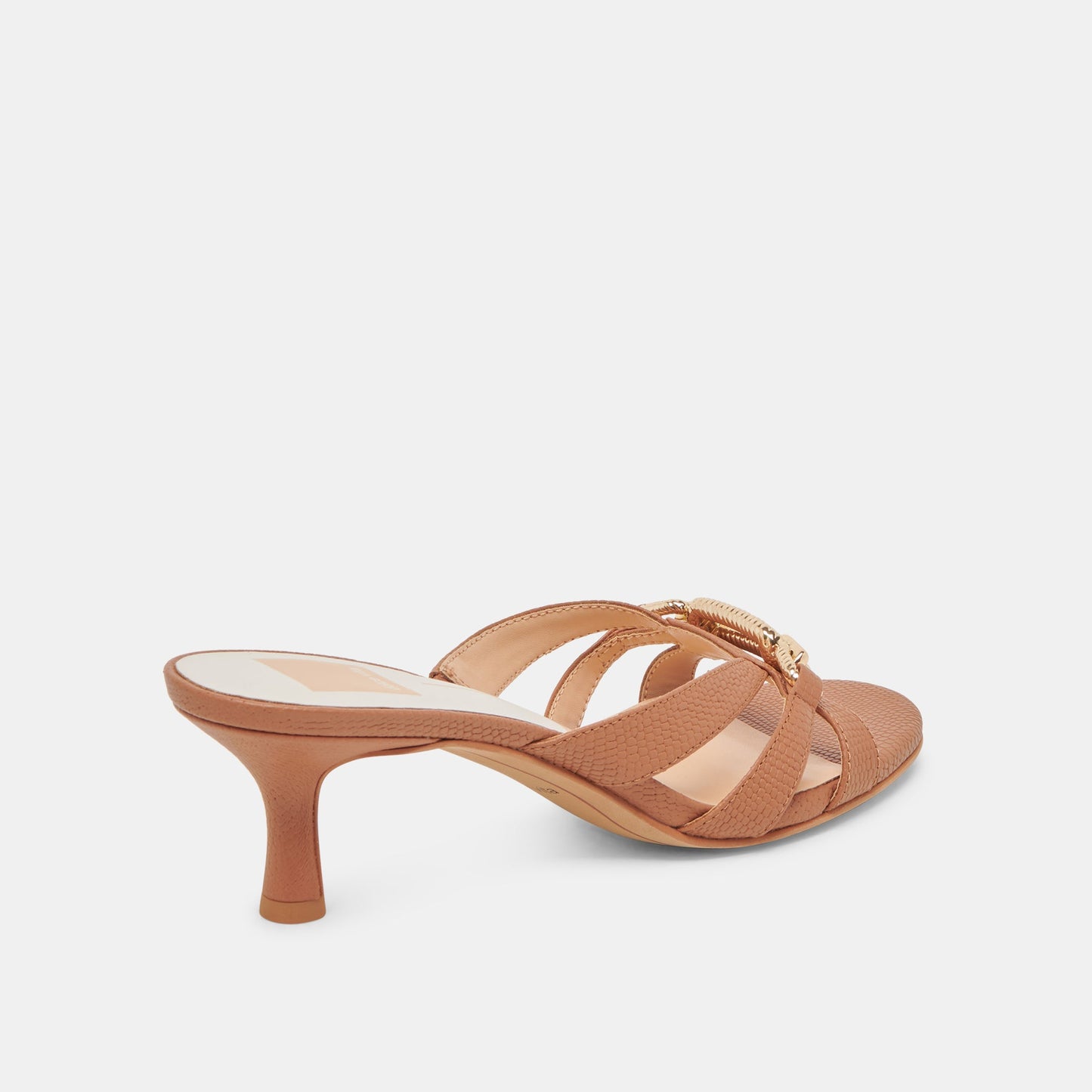 LERAH HEELS SADDLE EMBOSSED LEATHER Dolce Vita