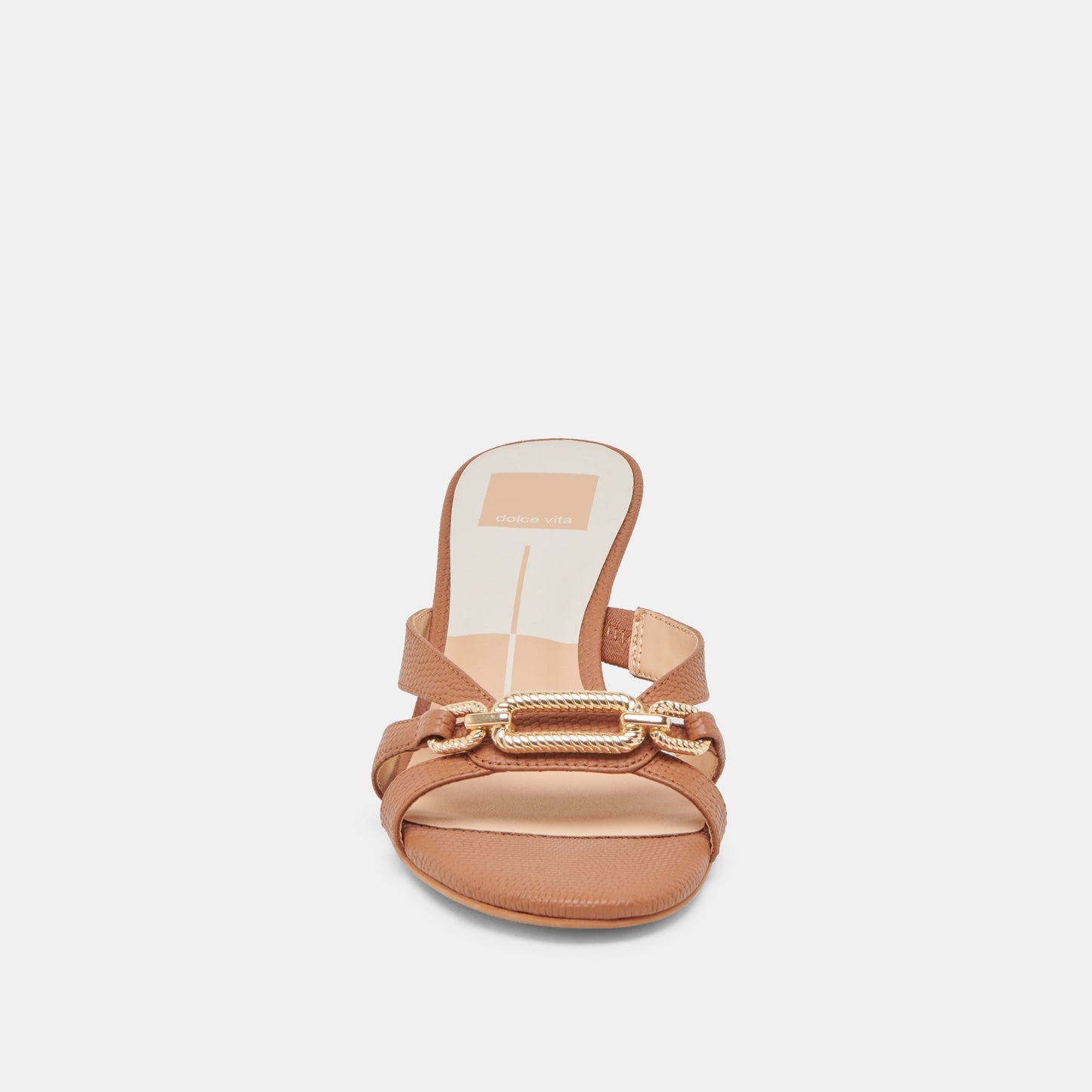 LERAH HEELS SADDLE EMBOSSED LEATHER Dolce Vita