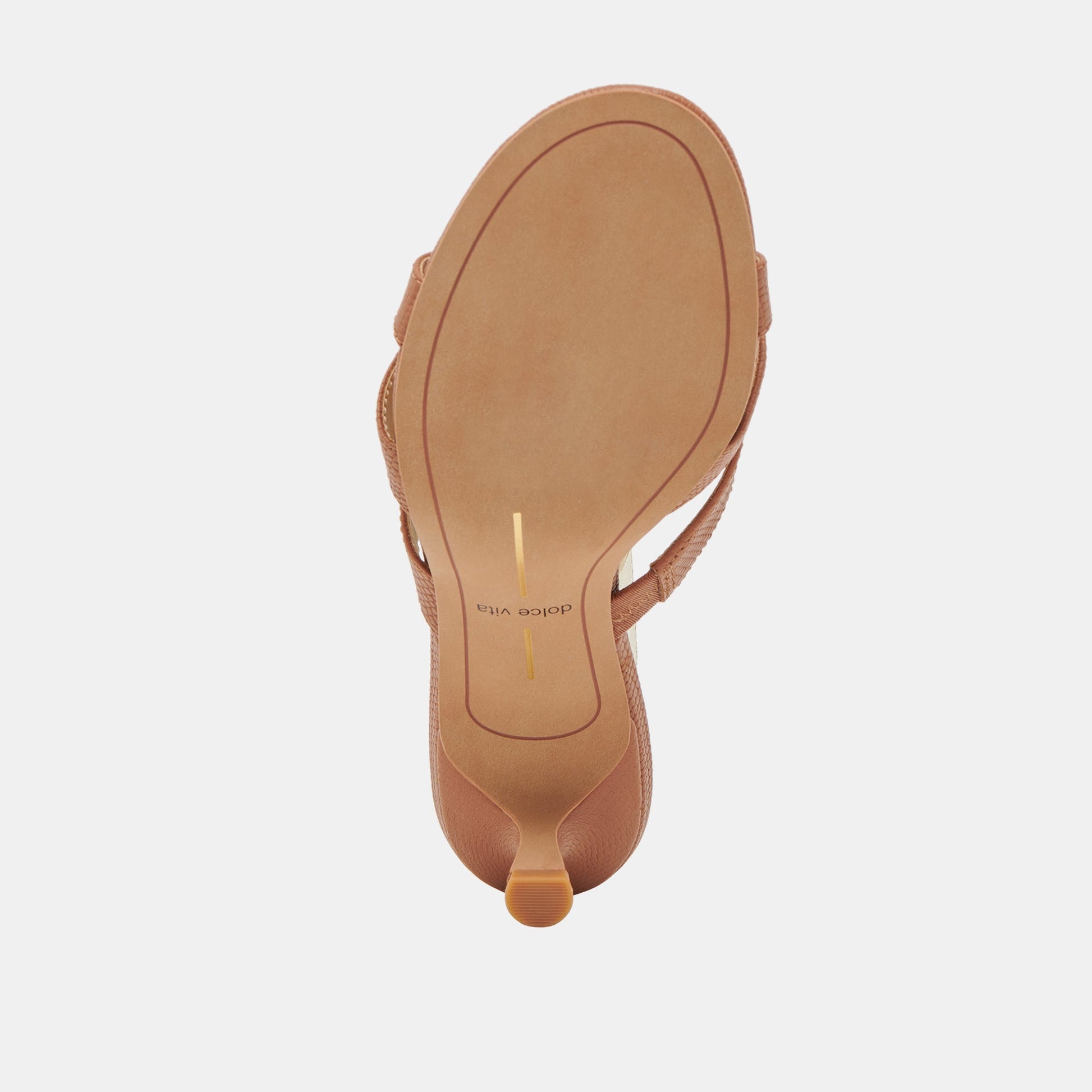 LERAH HEELS SADDLE EMBOSSED LEATHER Dolce Vita