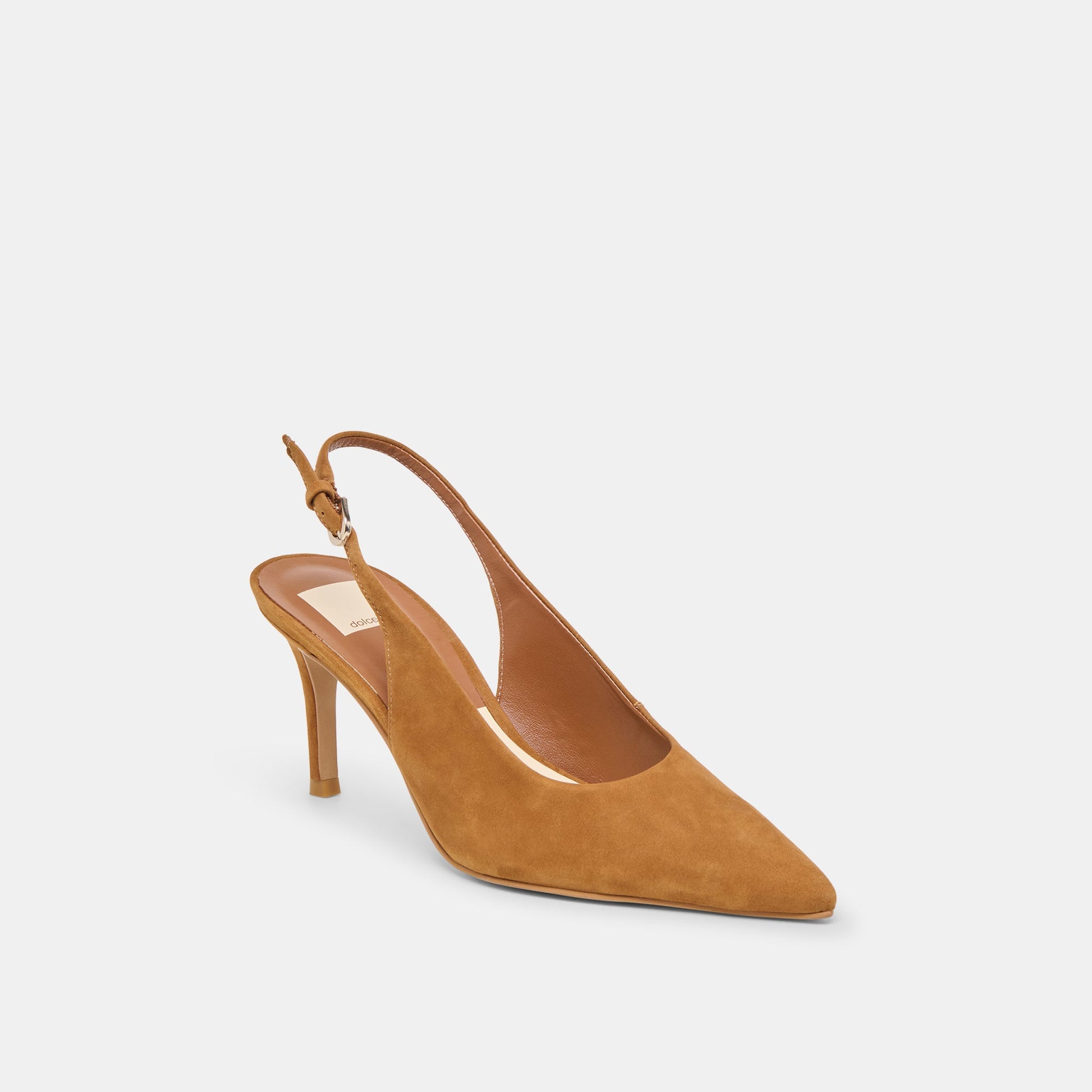 Elasi Brown Nubuck Heels Dolce Vita