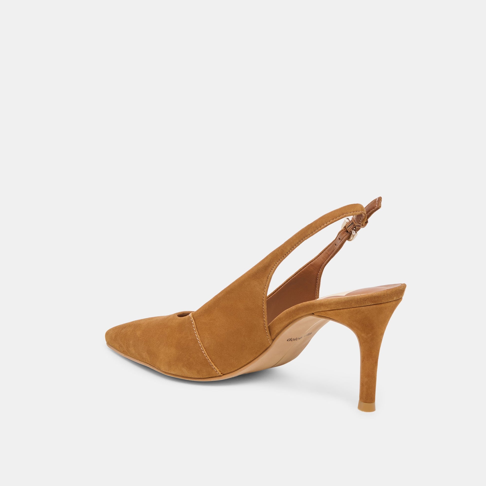 Elasi Brown Nubuck Heels Dolce Vita