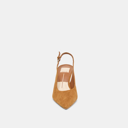 Elasi Brown Nubuck Heels Dolce Vita