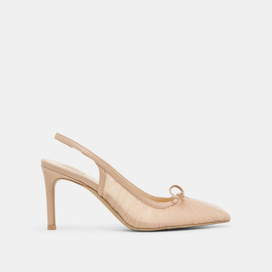 Yela Praline Tulle Heels Dolce Vita