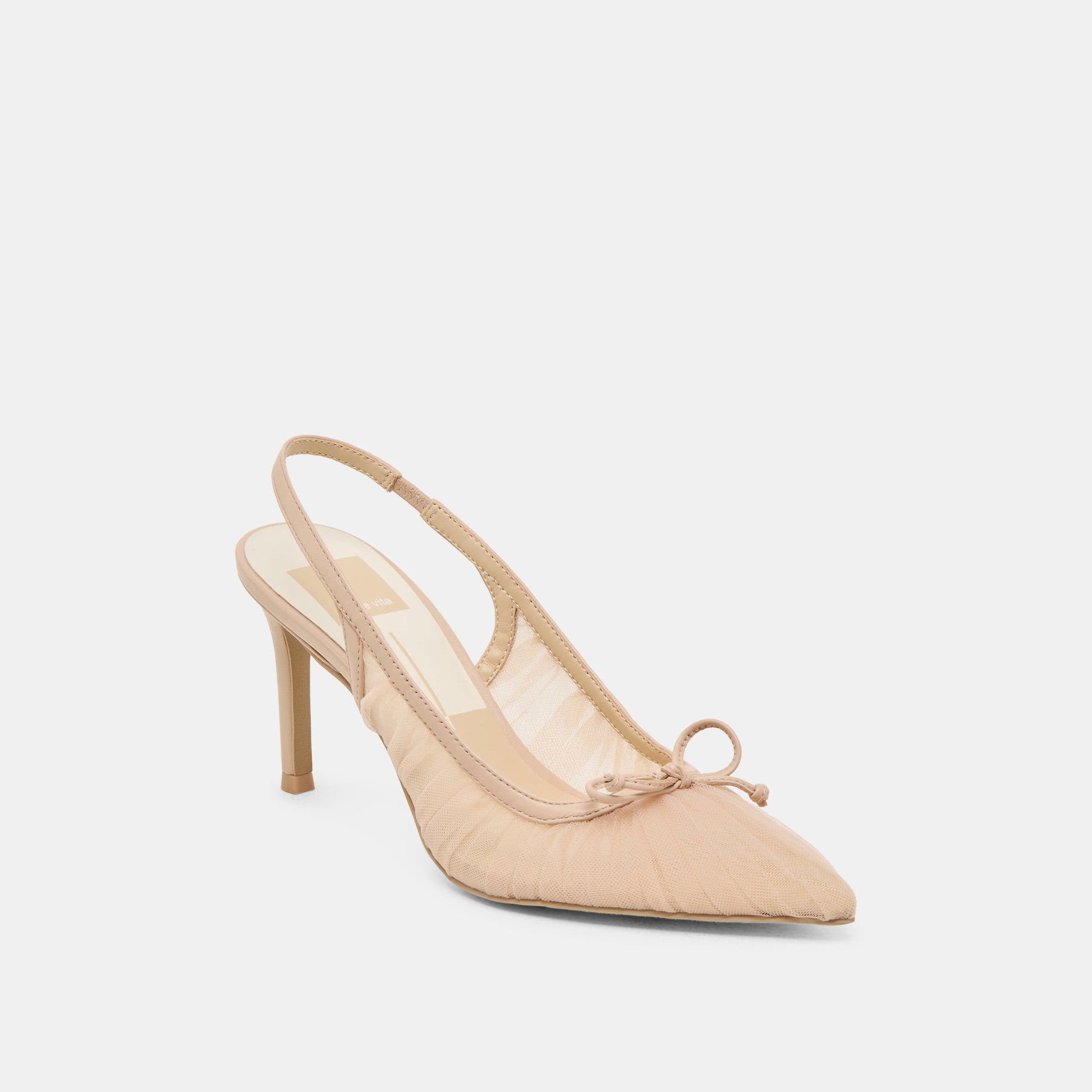 Yela Praline Tulle Heels Dolce Vita