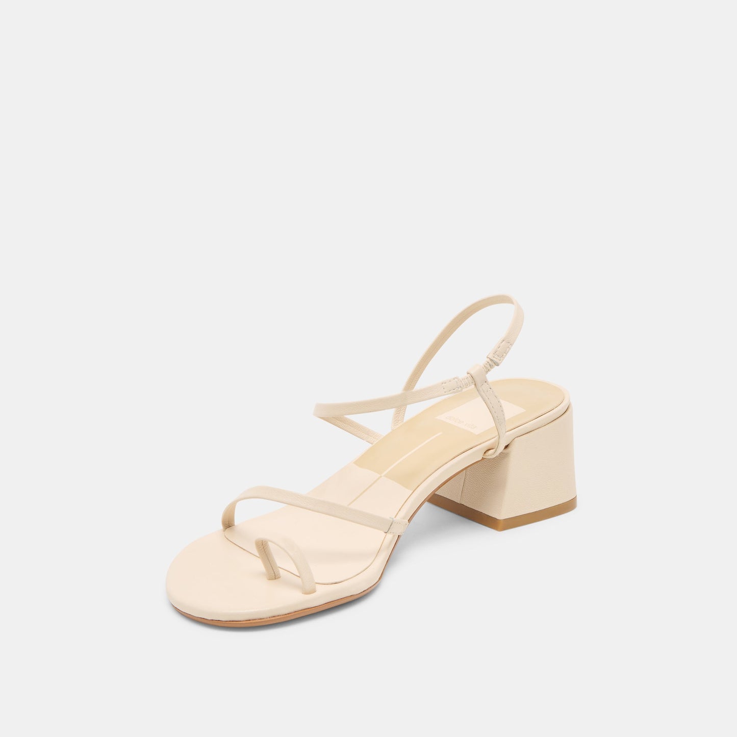 Trini Creme Leather Heels Dolce Vita
