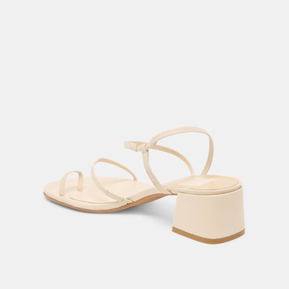 Trini Creme Leather Heels Dolce Vita