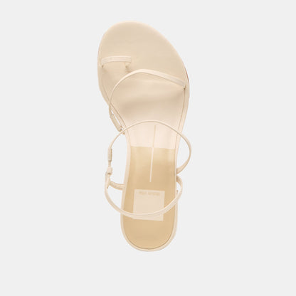 Trini Creme Leather Heels Dolce Vita