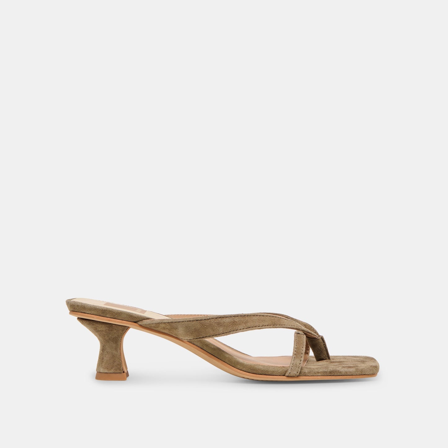 Brevel Olive Suede Heels Dolce Vita