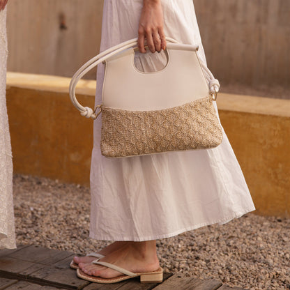 BARTY SANDALS WHITE LEATHER Dolce Vita