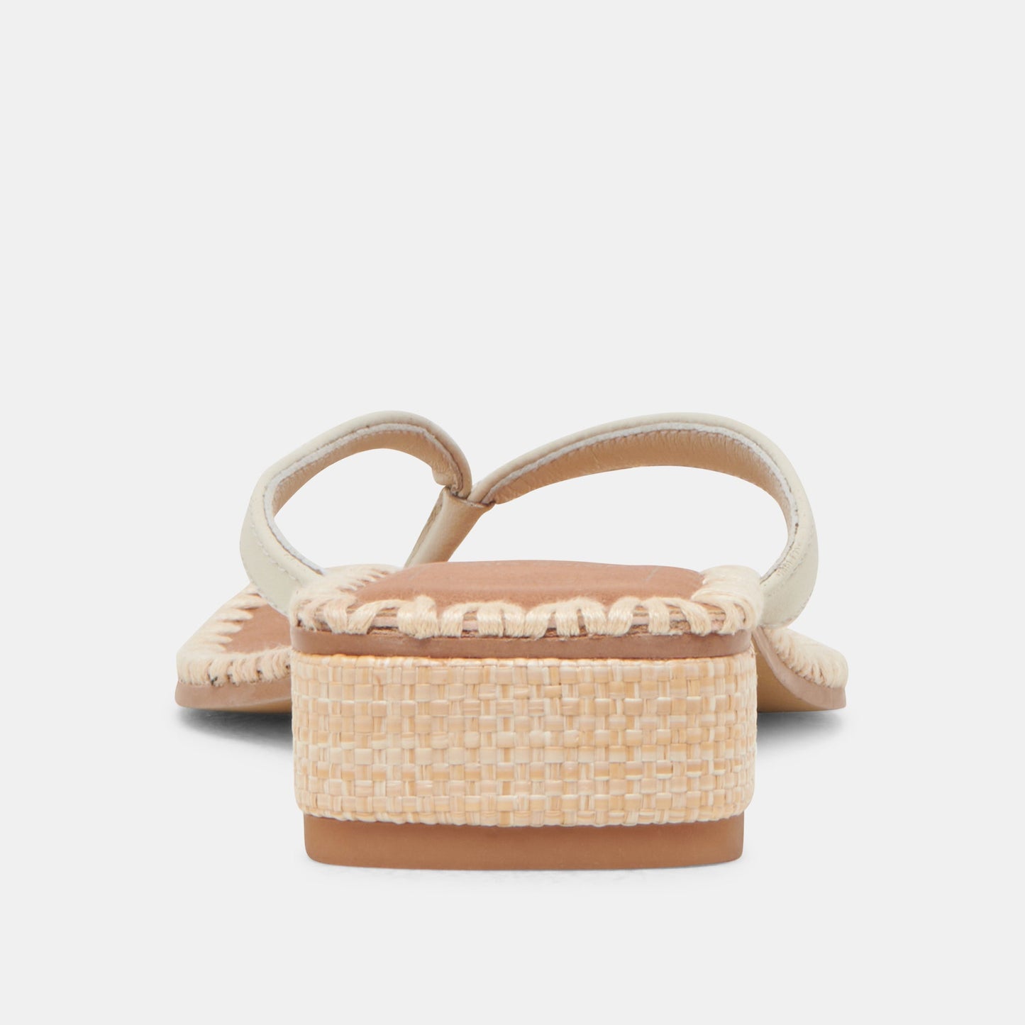 BARTY SANDALS WHITE LEATHER Dolce Vita