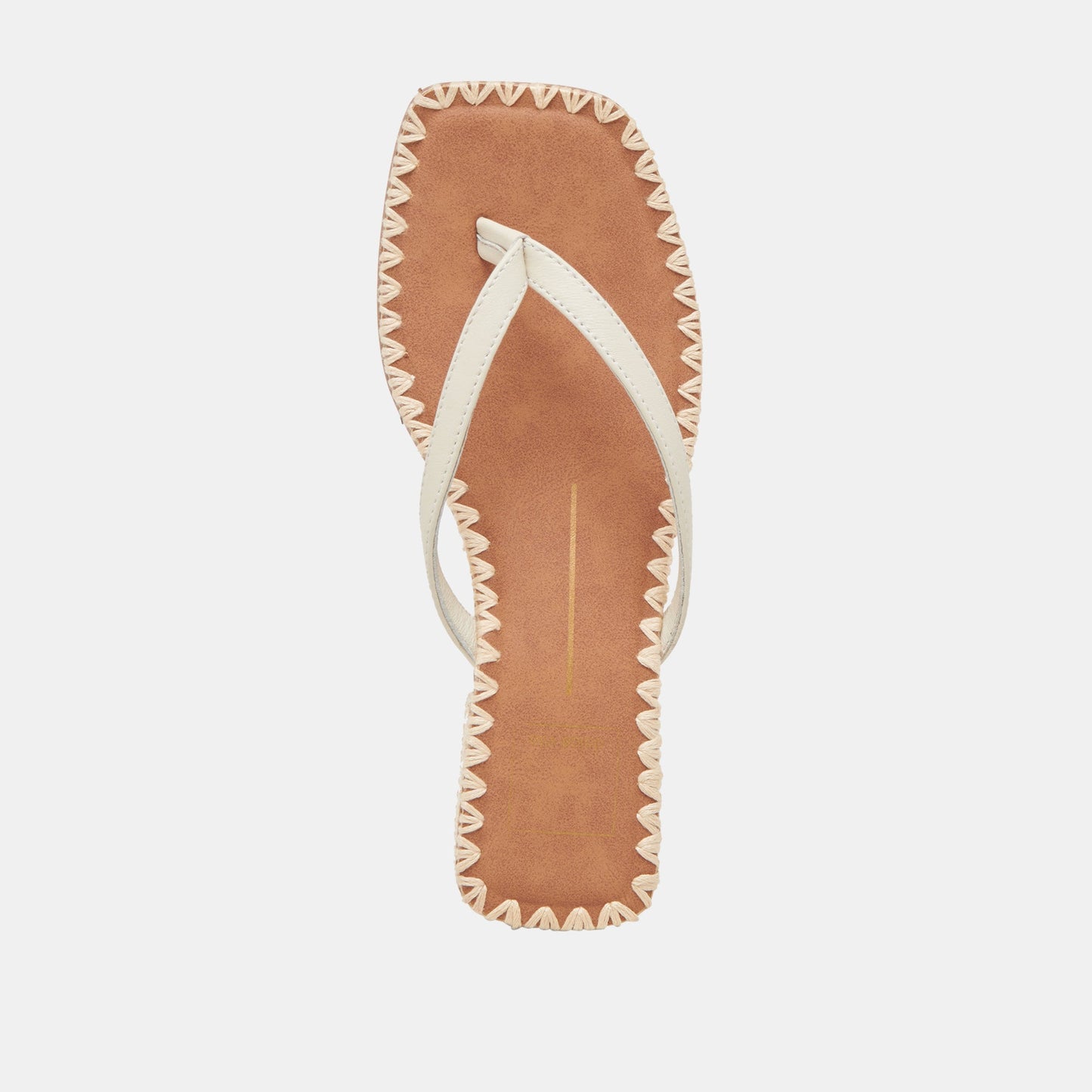 BARTY SANDALS WHITE LEATHER Dolce Vita