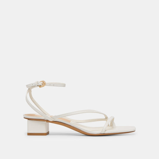Karlos True White Leather Sandals Dolce Vita