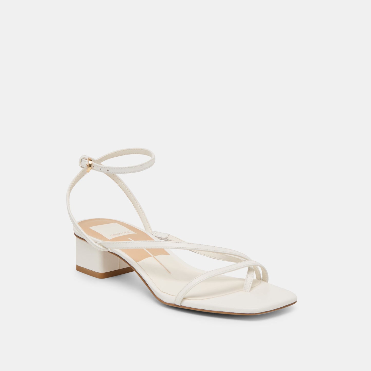 Karlos True White Leather Sandals Dolce Vita