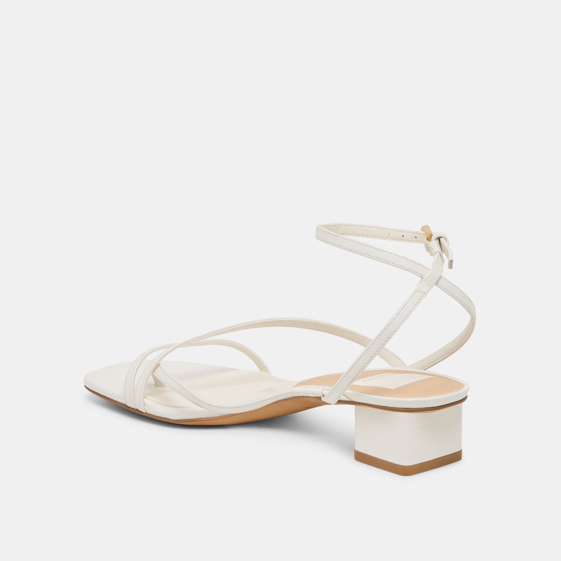 Karlos True White Leather Sandals Dolce Vita