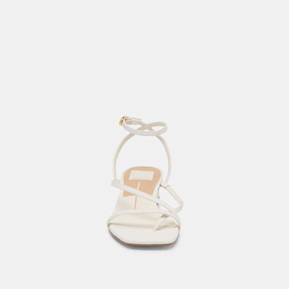 Karlos True White Leather Sandals Dolce Vita