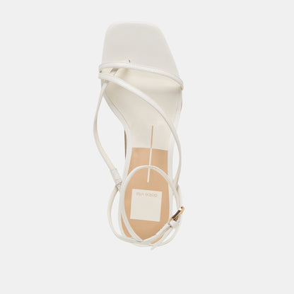 Karlos True White Leather Sandals Dolce Vita