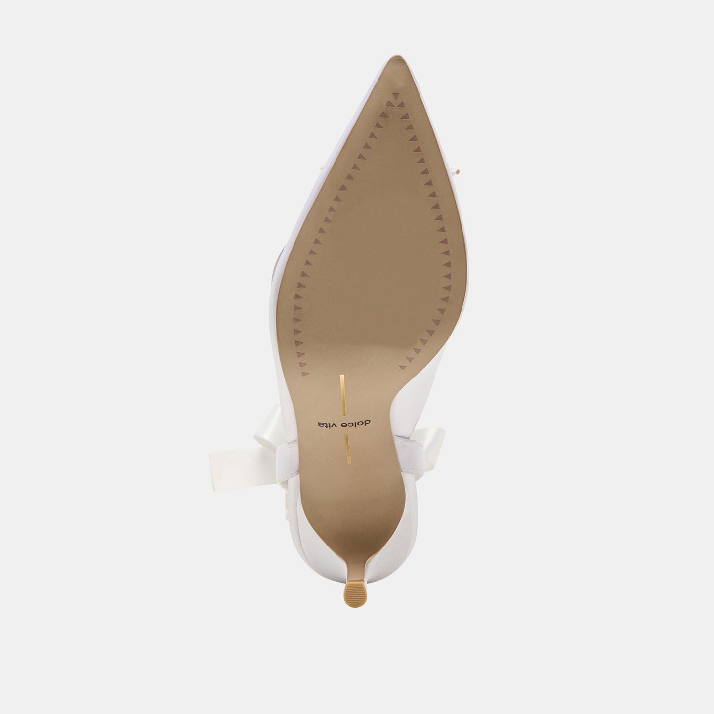 Efora True White Satin Heels Dolce Vita