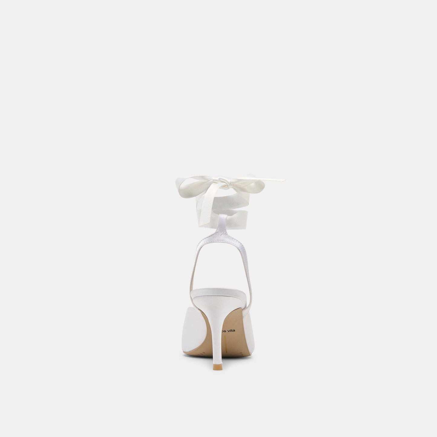 Efora True White Satin Heels Dolce Vita