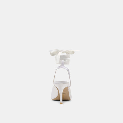Efora True White Satin Heels Dolce Vita