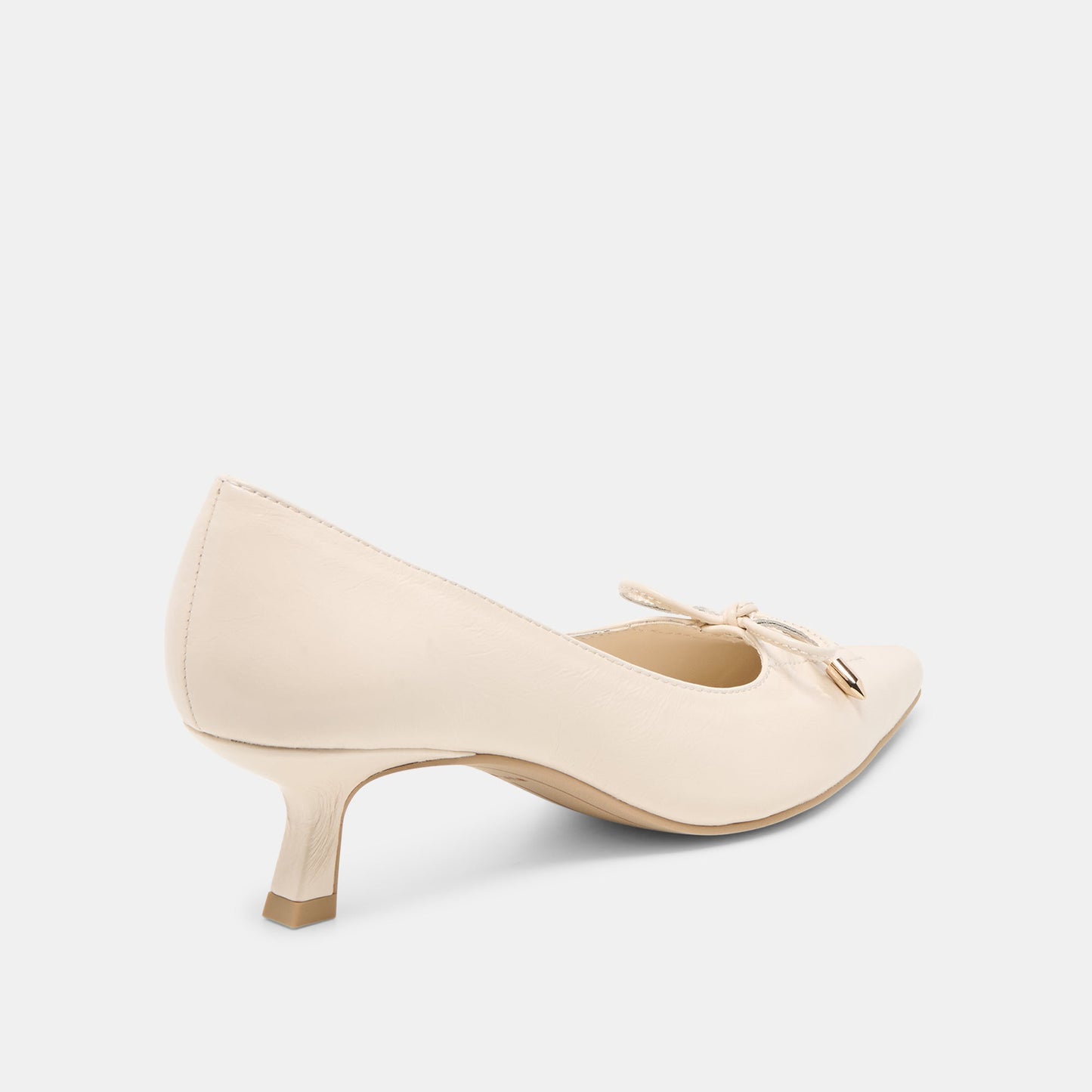 Clarie Bone Crinkle Patent Leather Heels Dolce Vita