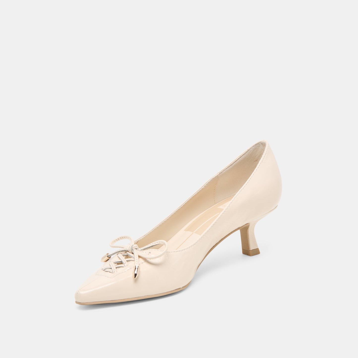 Clarie Bone Crinkle Patent Leather Heels Dolce Vita