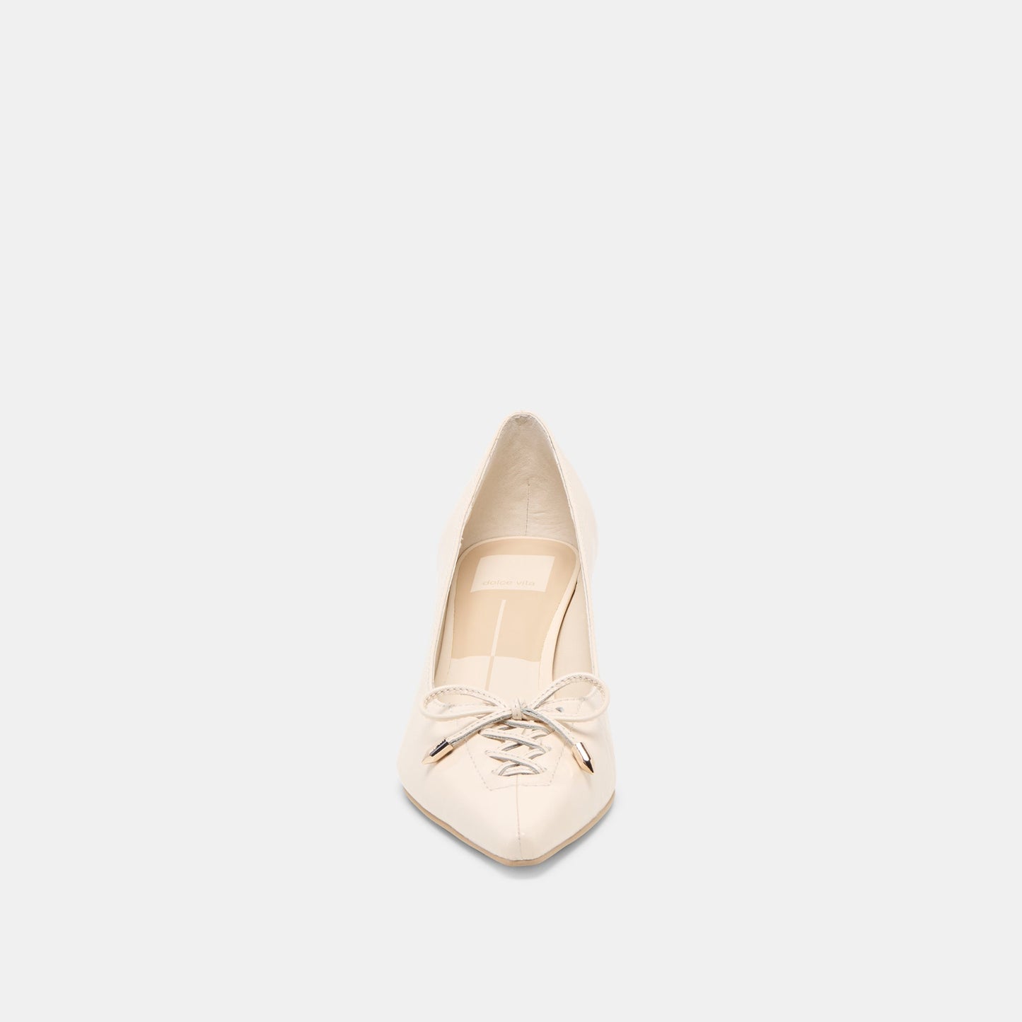 Clarie Bone Crinkle Patent Leather Heels Dolce Vita