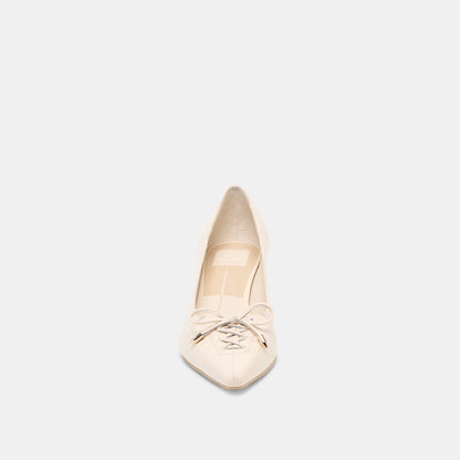 Clarie Bone Crinkle Patent Leather Heels Dolce Vita